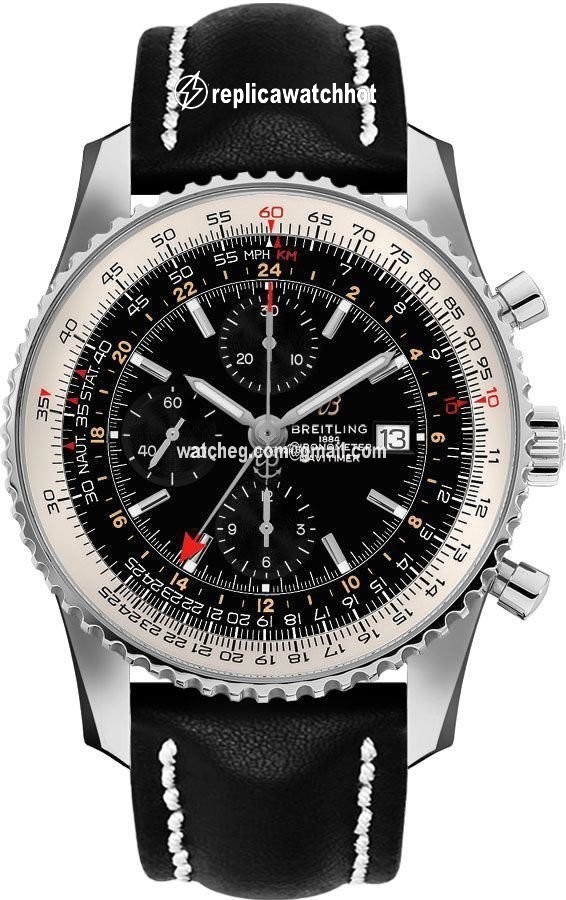 Breitling Navitimer GMT Mens watch Unisex Automatic Steel A24322121B2X2