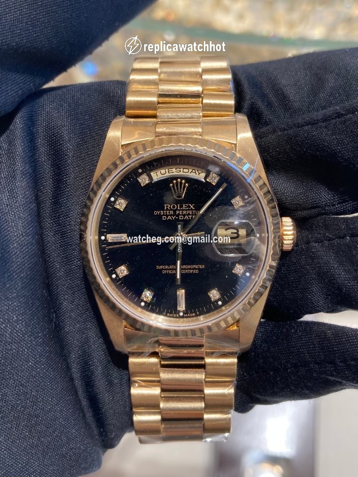 Rolex Day-Date 36 Mens watch Unisex Yellow gold Automatic 18238A