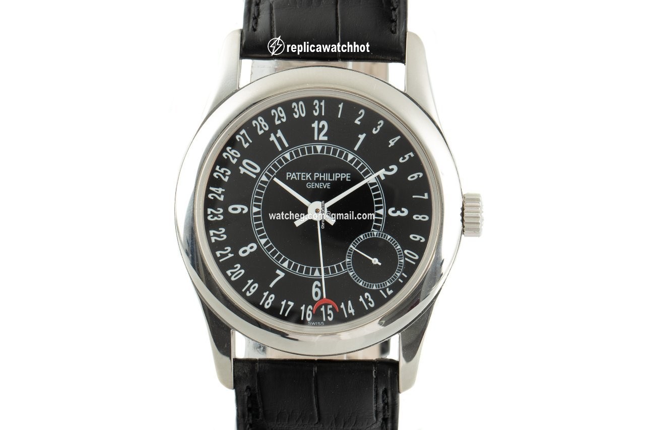 Patek Philippe Calatrava Mens watch Unisex Automatic White gold 6000