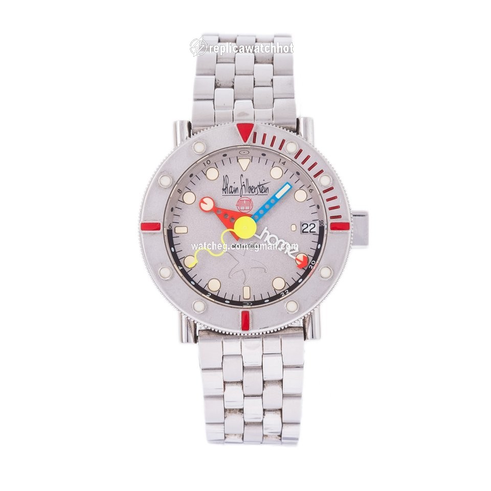 Alain Silberstein Mens watch Unisex Automatic Steel MG23