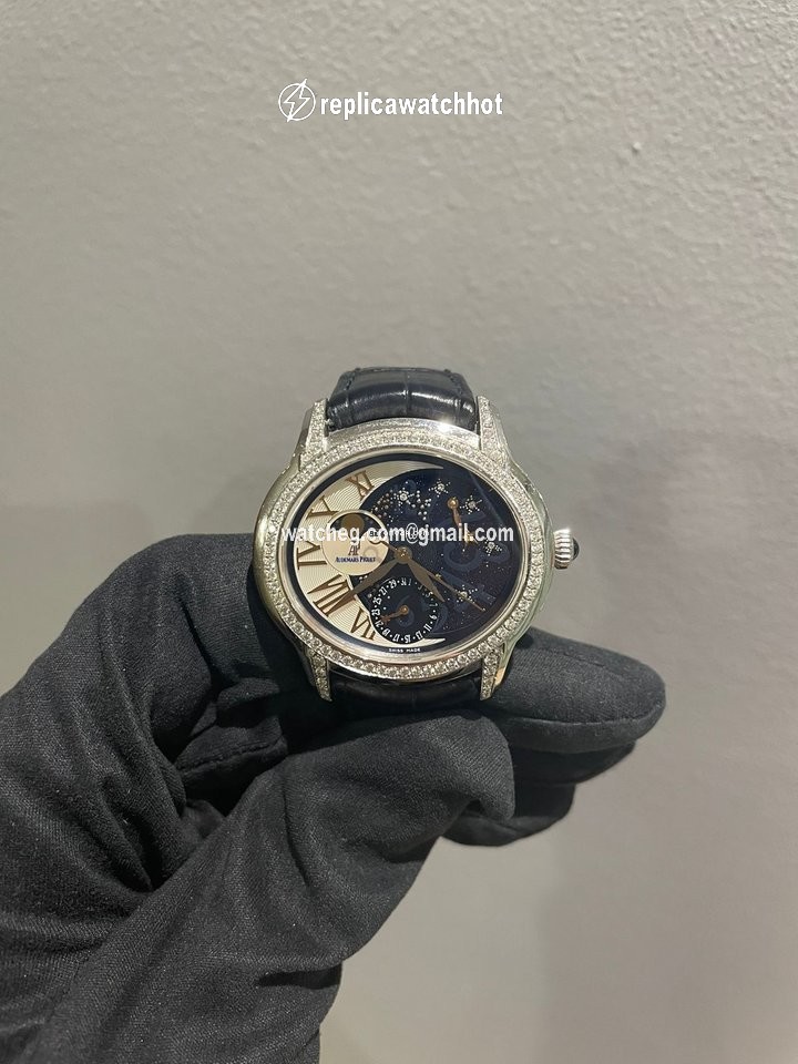 Audemars Piguet Millenary Mens watch Unisex Automatic White gold 77315bc.zz.d007su.01