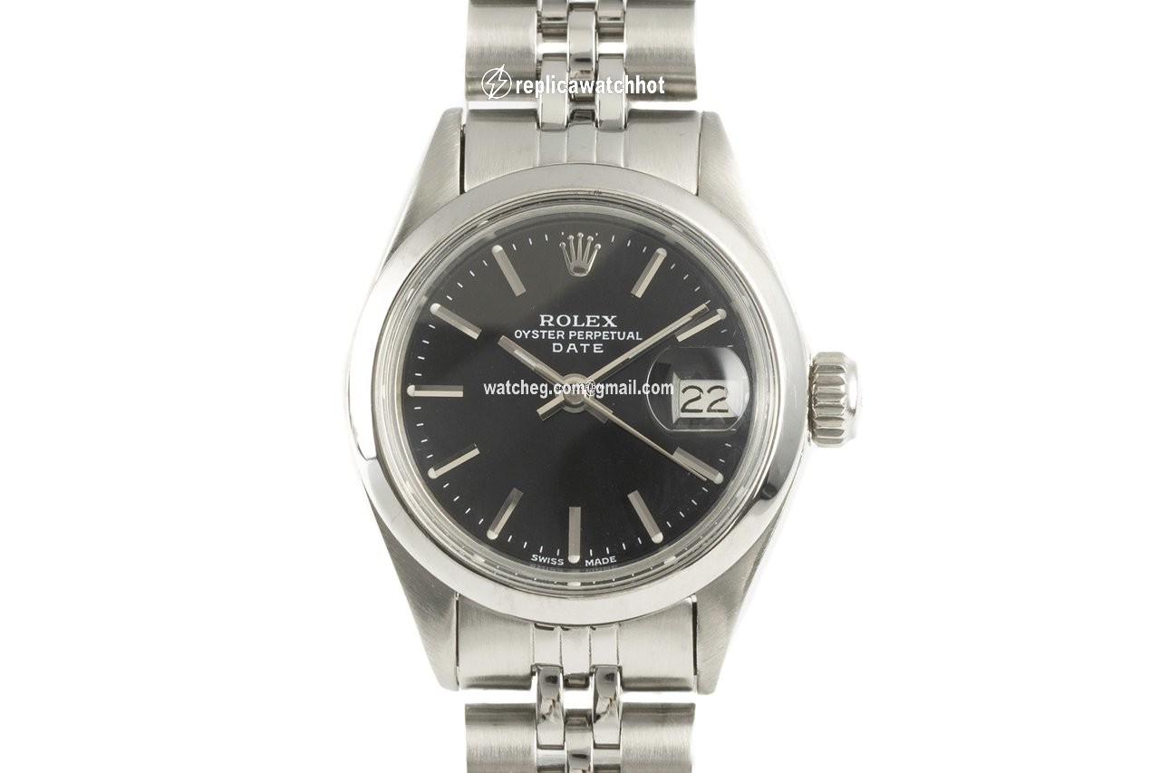 Rolex Oyster Perpetual Lady Date Womens watch Steel Automatic 6919