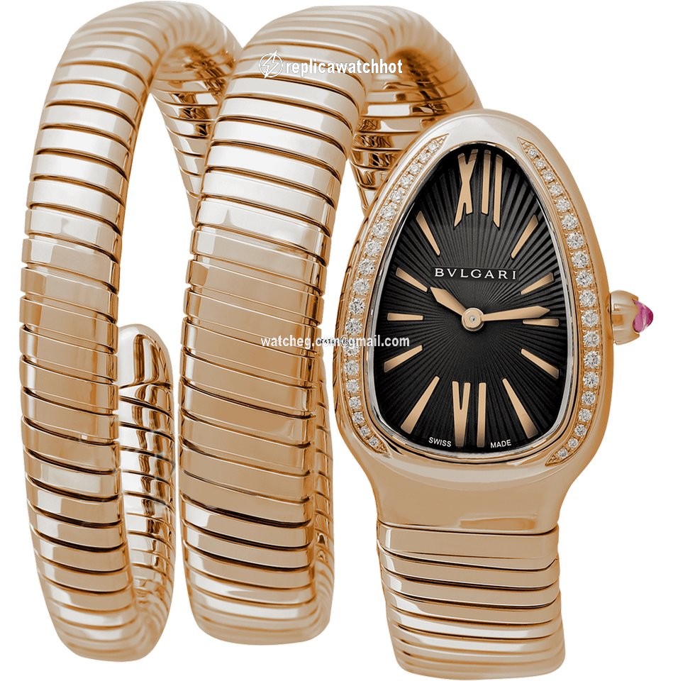 Bulgari Serpenti Womens watch Quartz Rose gold 101814 SPP35BGDG.2T