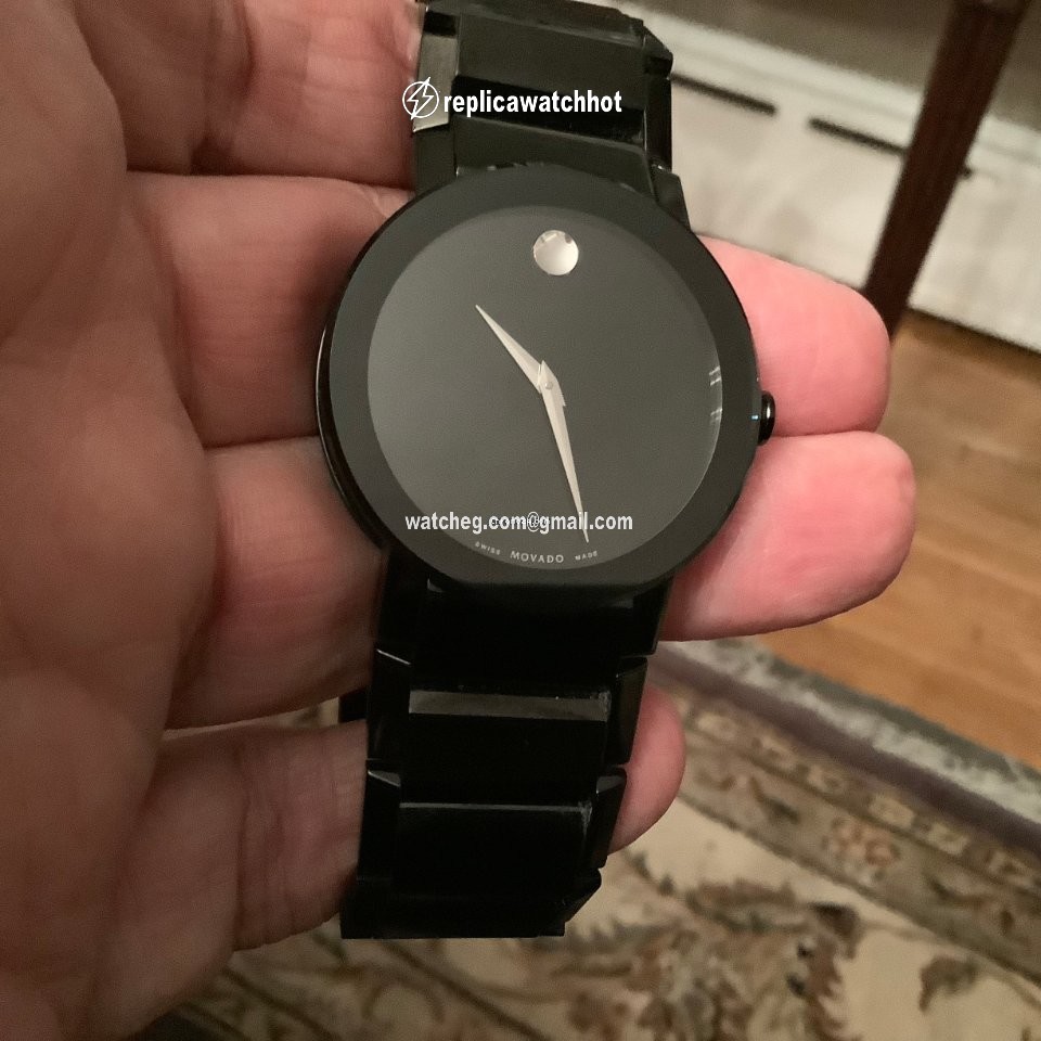 Movado Sapphire Mens watch Unisex Quartz Steel 0606882