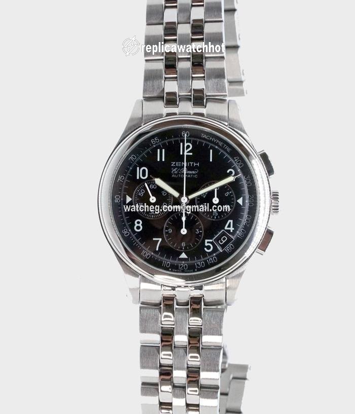 Zenith El Primero Chronograph Mens watch Unisex Automatic Steel 02.0501.400 24.M501
