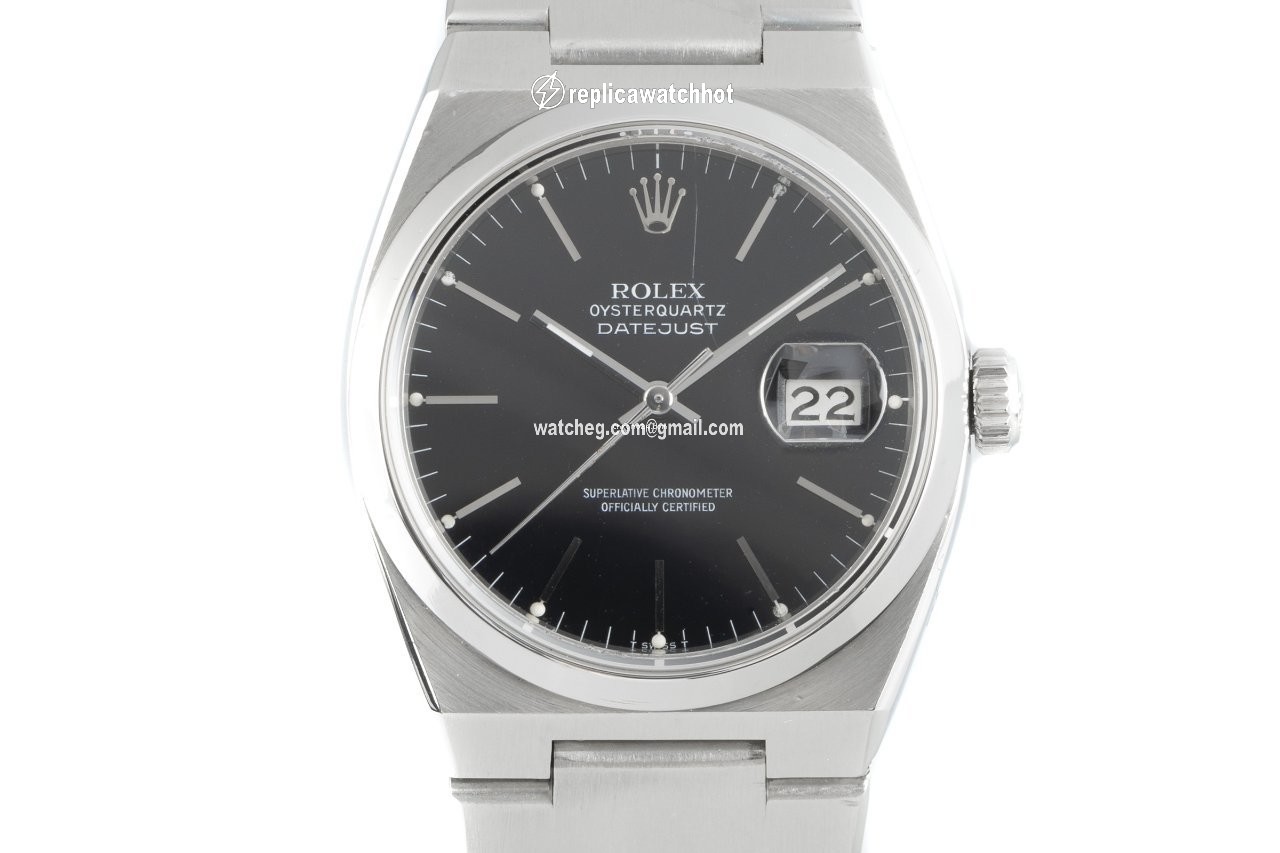 Rolex Datejust Oysterquartz Mens watch Unisex Steel Quartz 17000