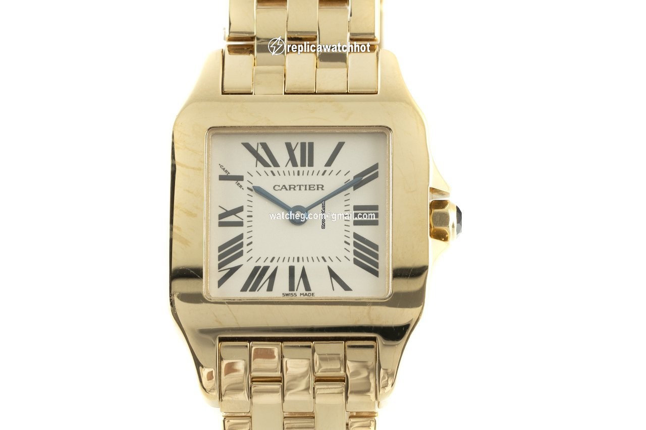 Cartier Santos Demoiselle Mens watch Unisex Quartz Yellow gold W25062X9
