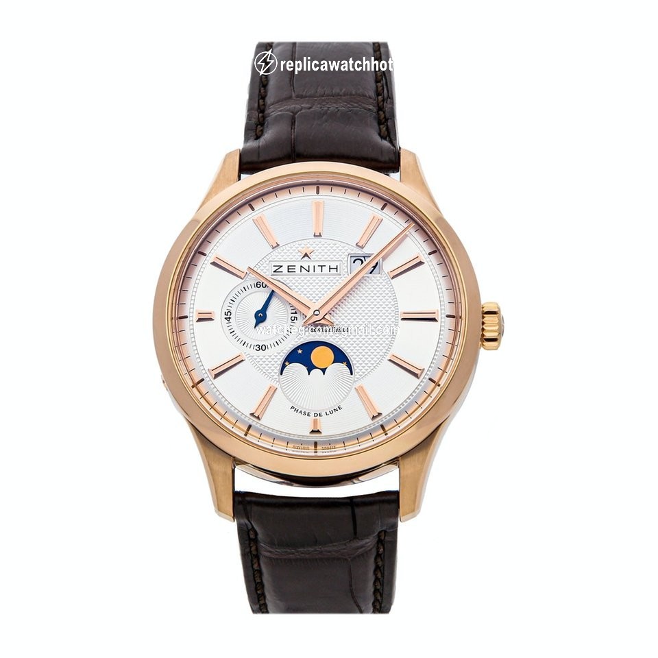 Zenith Captain Moonphase Mens watch Unisex Automatic Rose gold 18.2140.691 02.C498