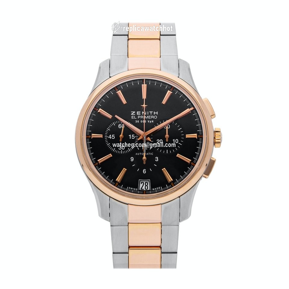 Zenith Captain Chronograph Mens watch Unisex Automatic Steel 51.2112.400 75.M2110
