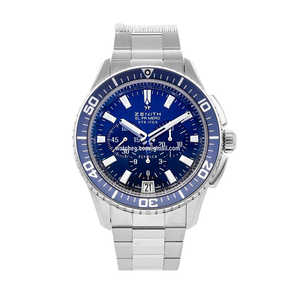 Zenith El Primero Stratos Flyback Mens watch Unisex Automatic Steel 03.2067.405 51.M2060