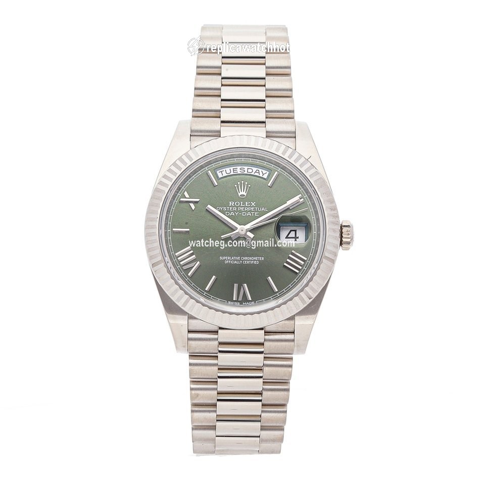 Rolex Day-Date 40 Mens watch Unisex White gold Automatic 228239-0033