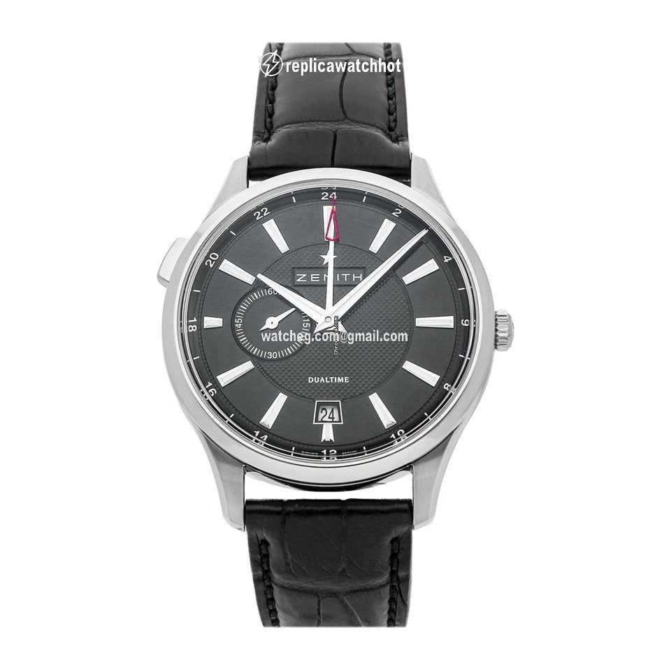 Zenith Elite Dual Time Mens watch Unisex Automatic Steel 03.2130.682 22.C493