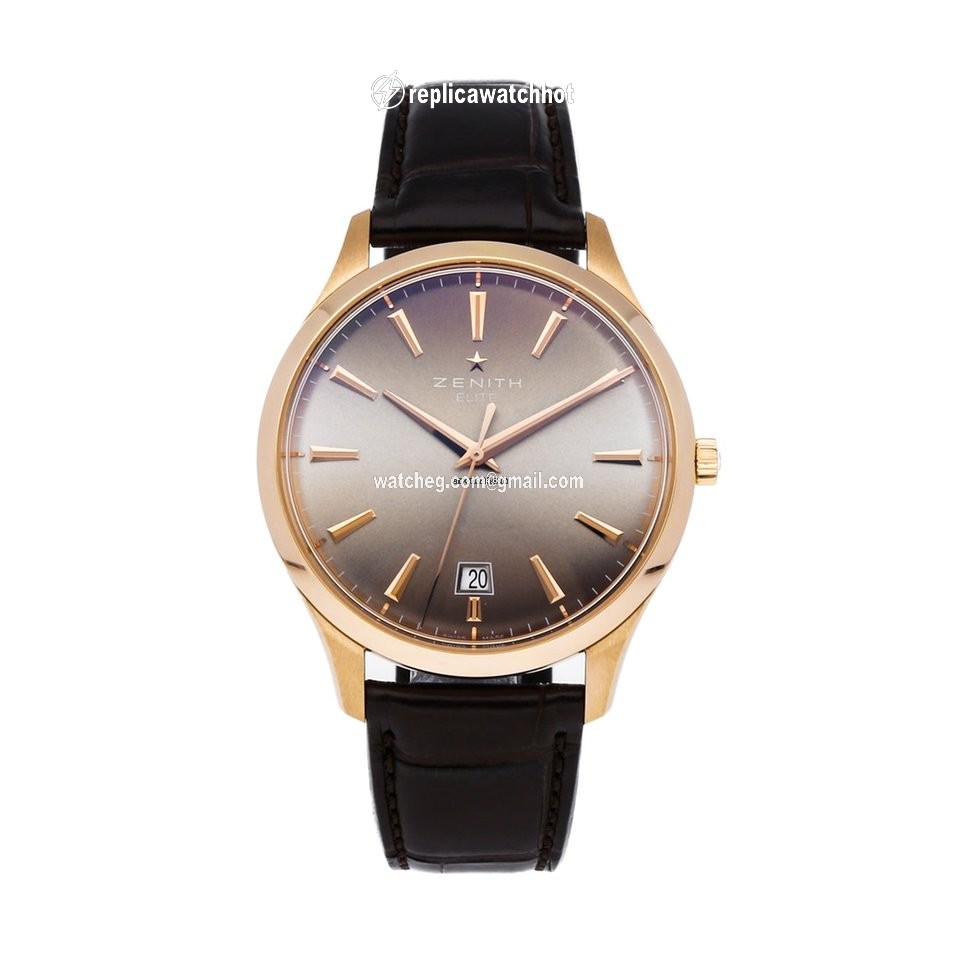 Zenith Captain Central Second Mens watch Unisex Automatic Rose gold 18.2020.670 22.C498