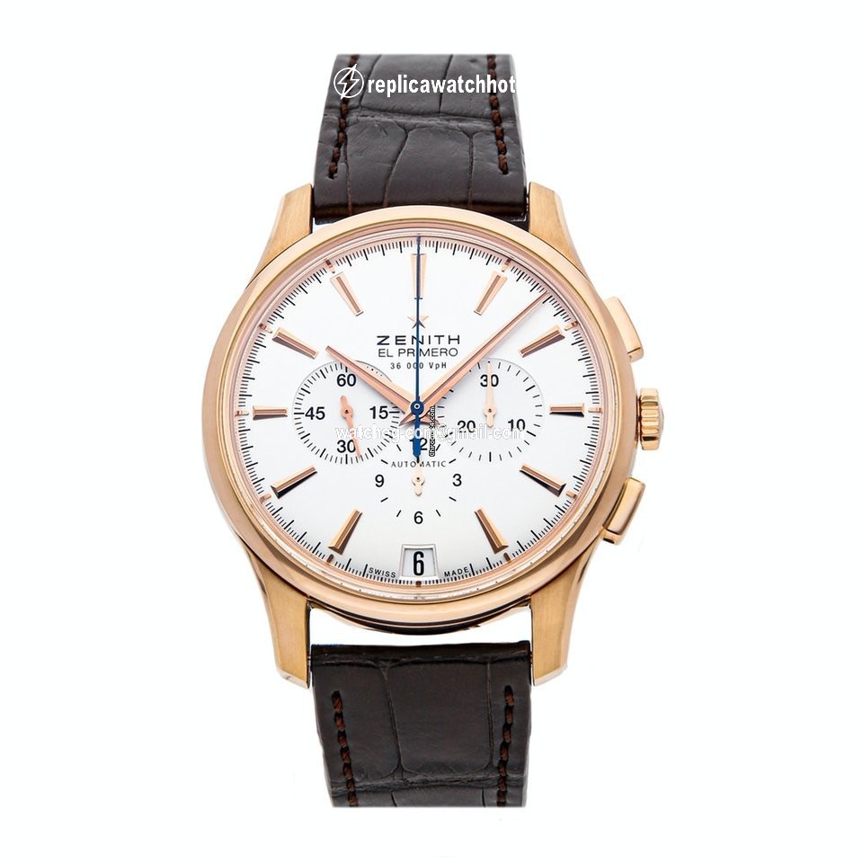 Zenith Captain Chronograph Mens watch Unisex Automatic Rose gold 18.2110.400 01.C498