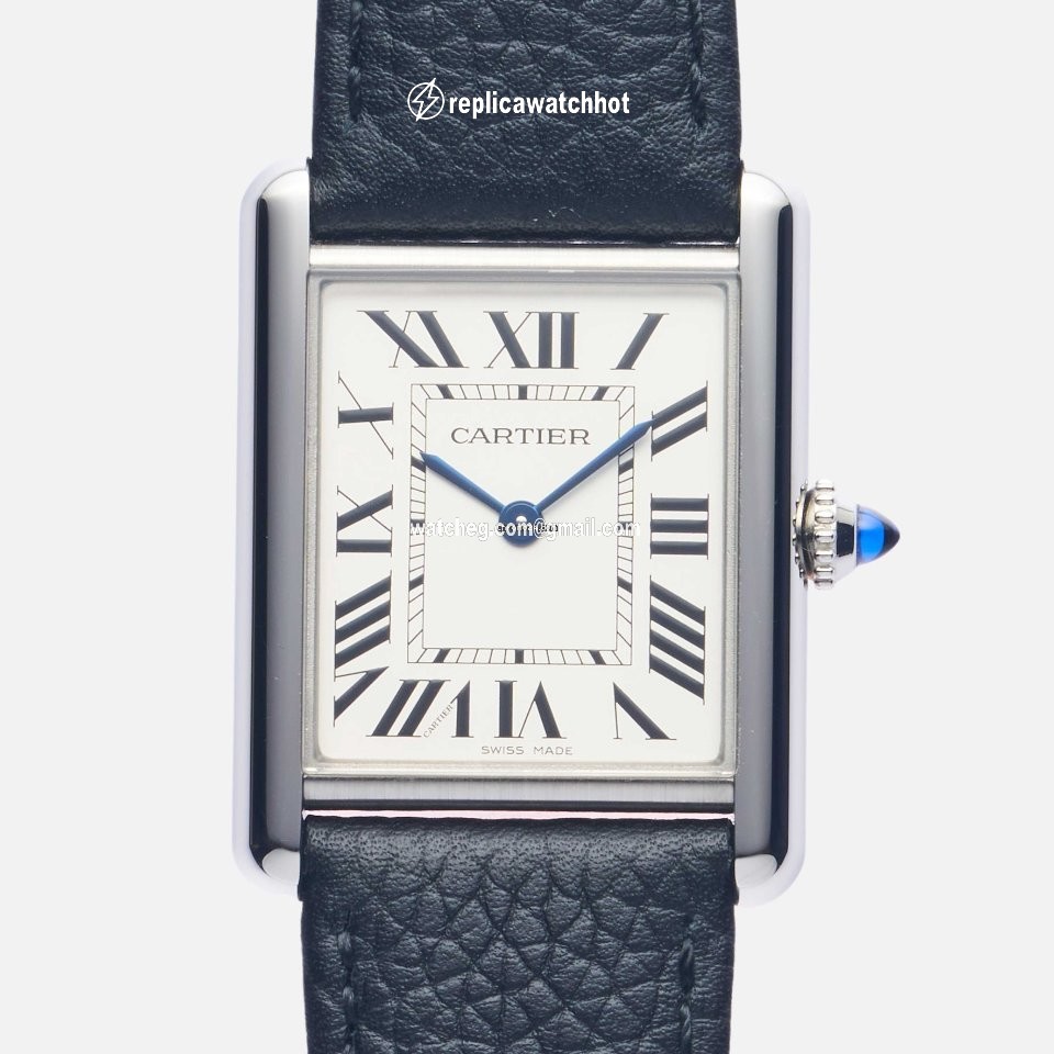 Cartier Tank Mens watch Unisex Quartz Steel 4323