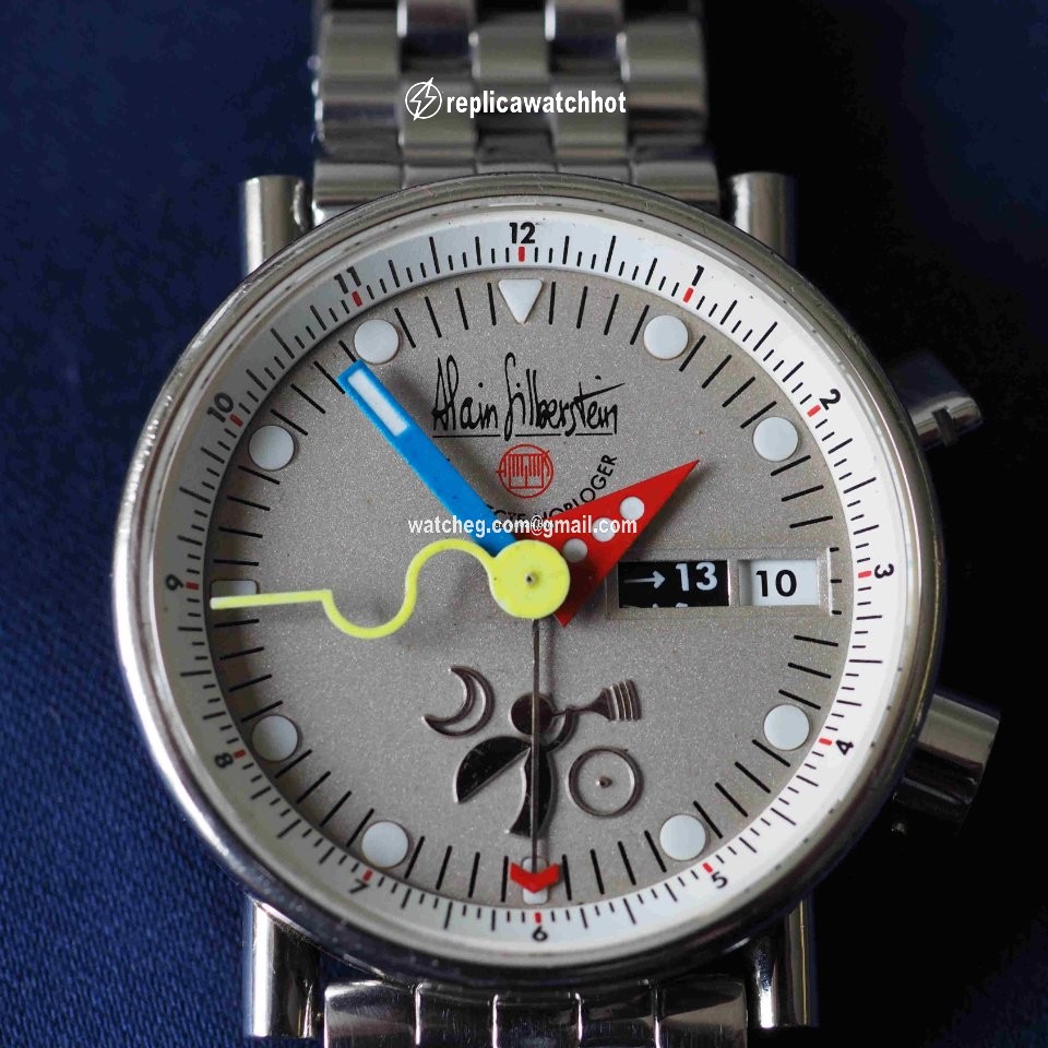 Alain Silberstein Mens watch Unisex Automatic Steel LR23