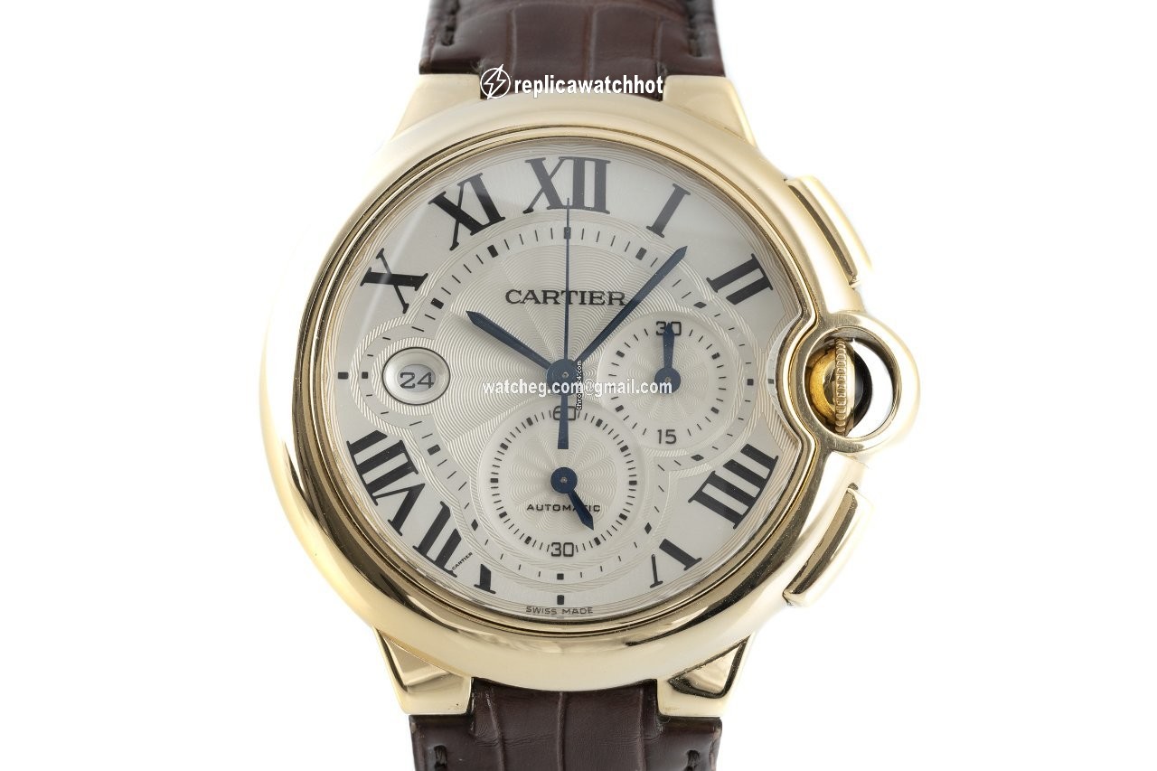 Cartier Ballon Bleu 44mm Mens watch Unisex Automatic Yellow gold W6920009