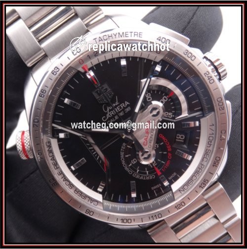 TAG Heuer Grand Carrera Mens watch Unisex Automatic Steel CAV5115.BA0902