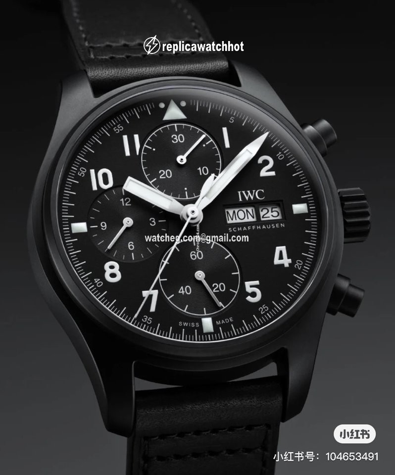 IWC Pilot Chronograph Mens watch Unisex Automatic Ceramic IW387905