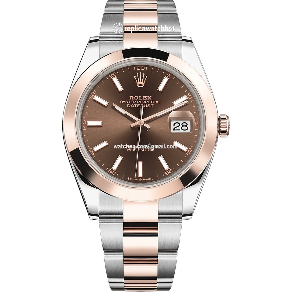Rolex Datejust 41 Mens watch Unisex Gold Steel Automatic 126301-0001