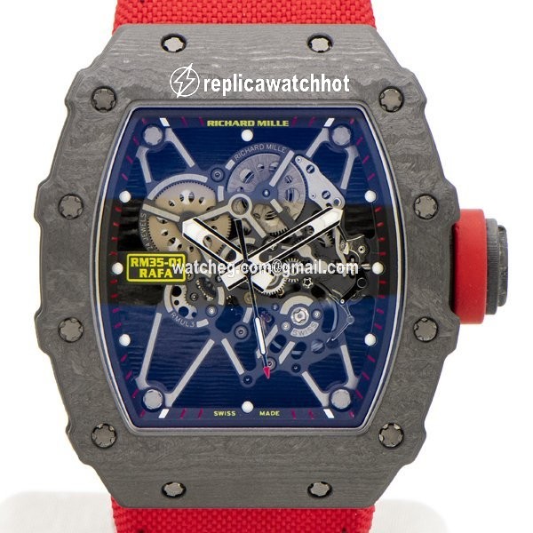 Richard Mille RM 035 Mens watch Unisex Manual winding Carbon RM035-01