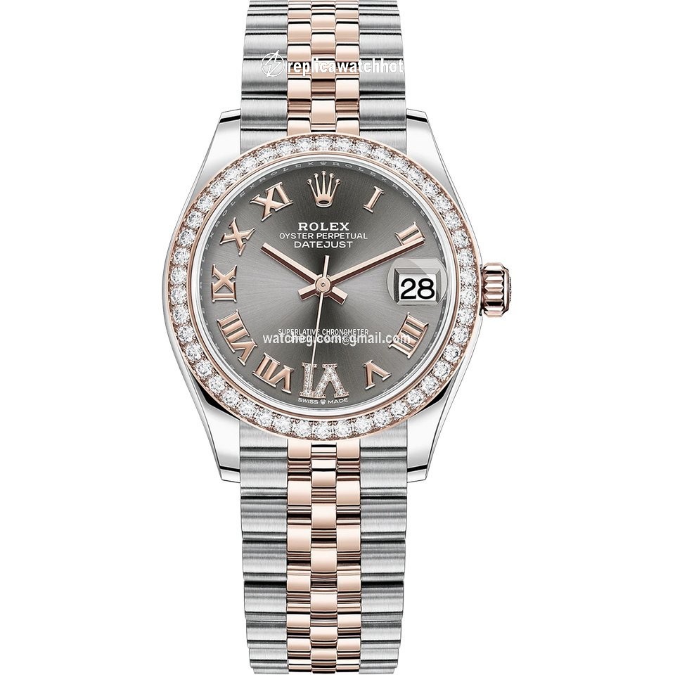Rolex Datejust Womens watch Gold Steel Automatic 278381RBR-0030