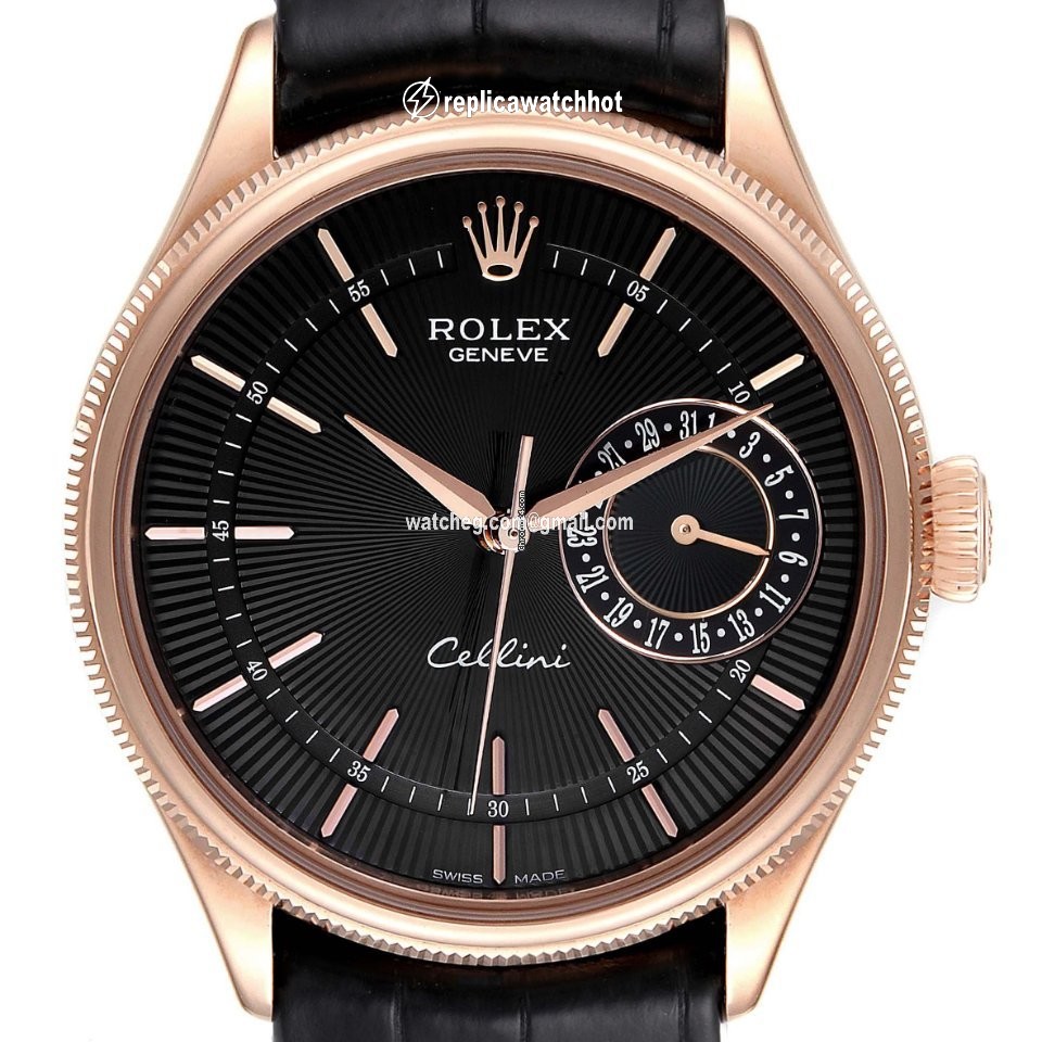 Rolex Cellini Date Mens watch Unisex Rose gold Automatic 50515