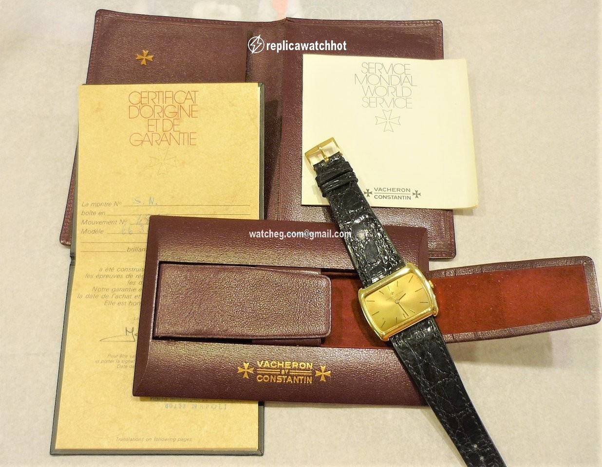 Vacheron Constantin Mens watch Unisex Manual winding Yellow gold 663610