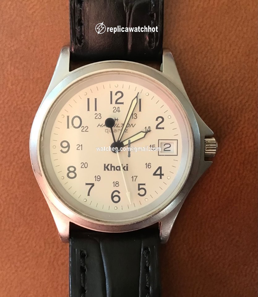 Hamilton Mens watch Unisex Quartz Steel 9445