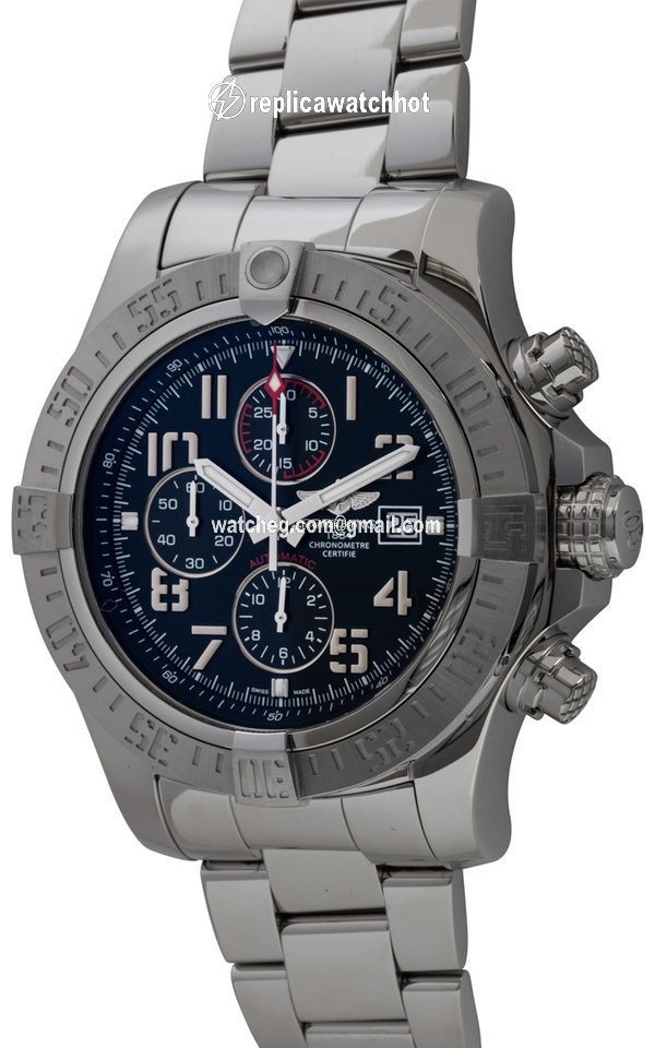 Breitling Super Avenger II Mens watch Unisex Automatic Steel A1337111 BC28-168A