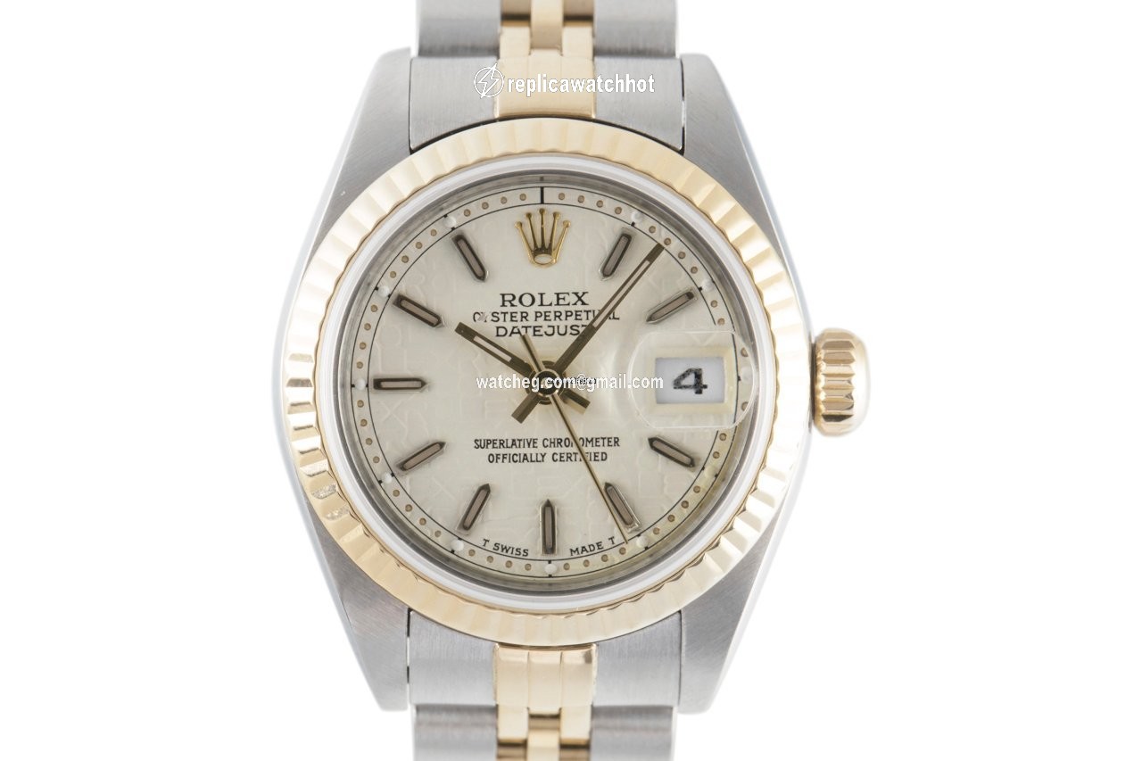 Rolex Lady-Datejust Womens watch Gold Steel Automatic 69173