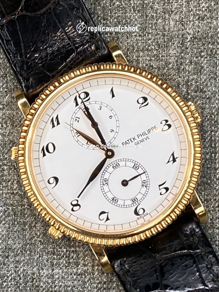 Patek Philippe Travel Time Mens watch Unisex Manual winding Rose gold 5034J-001