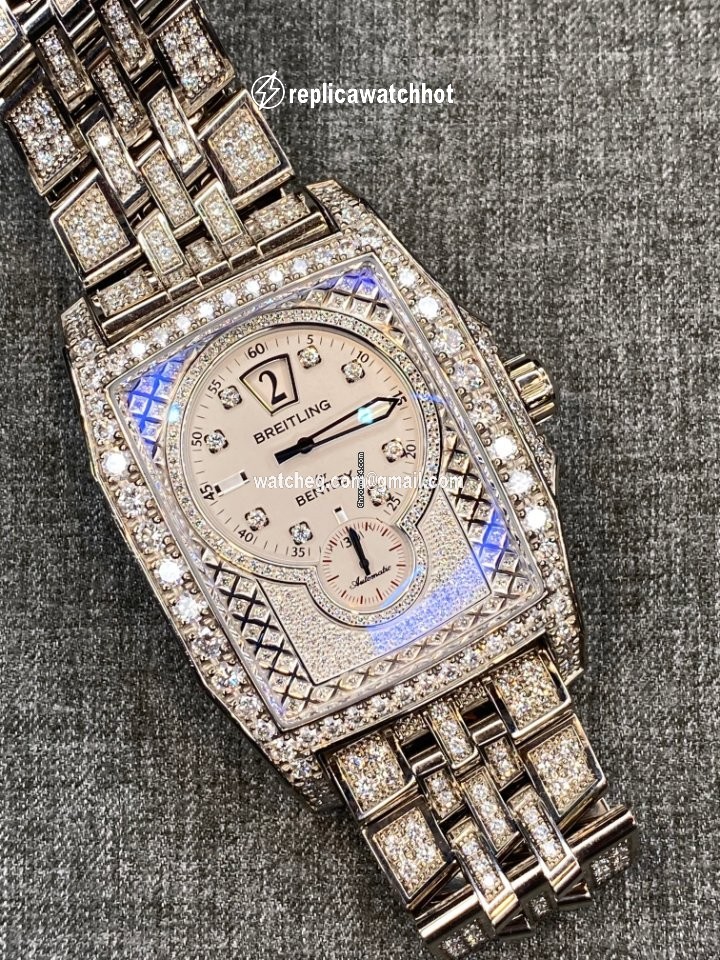 Breitling Bentley Flying B Mens watch Unisex Automatic White gold J28362