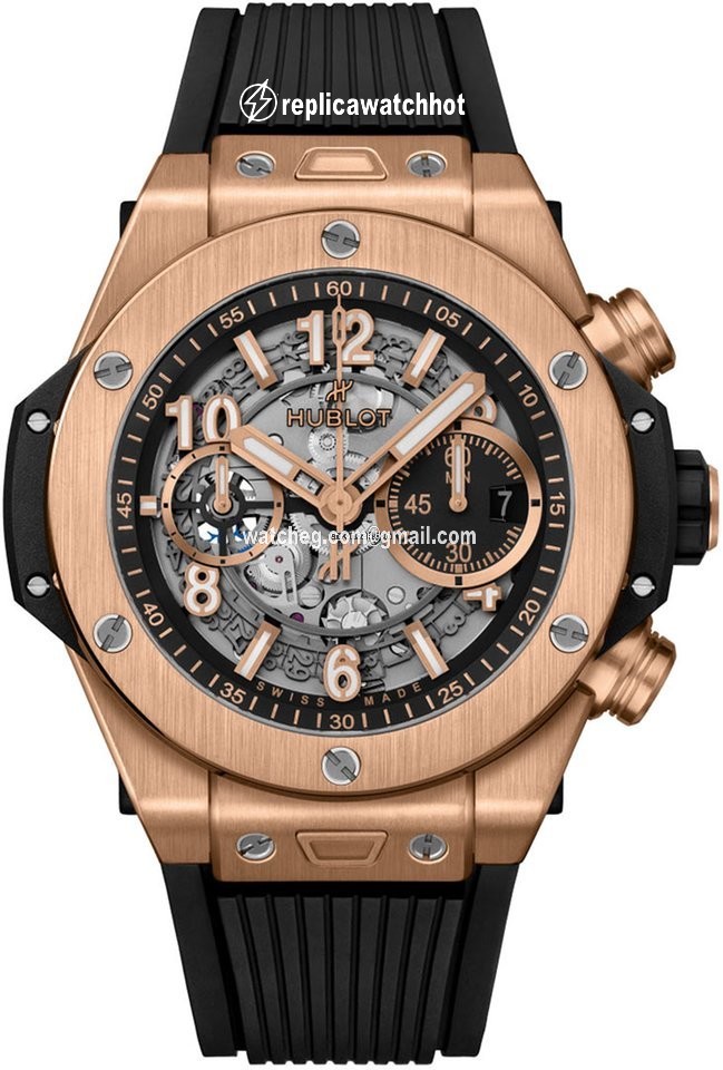 Hublot Mens watch Unisex Automatic Rose gold 421.ox.1180.rx
