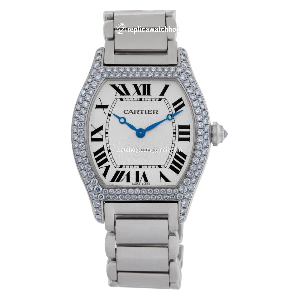 Cartier Tortue Manual winding White gold W518457