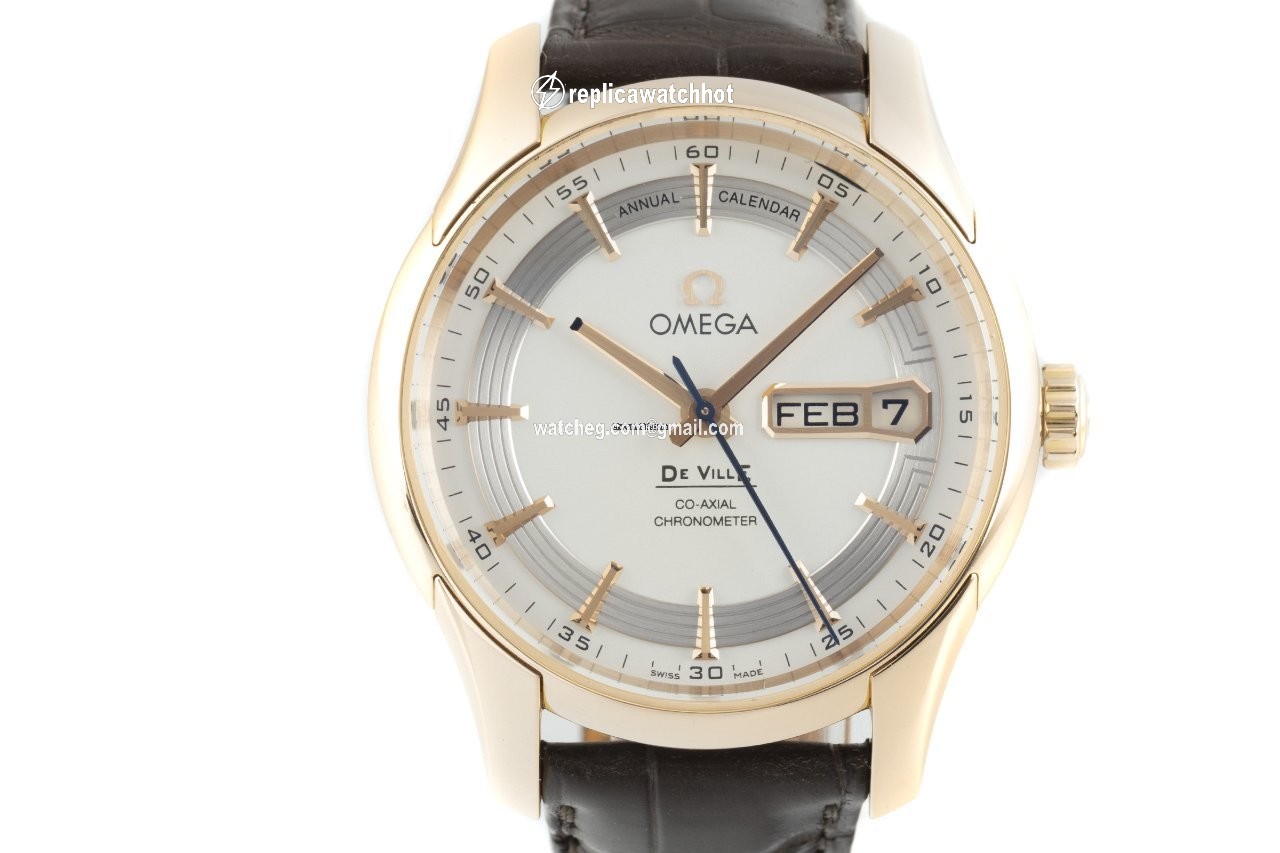 Omega De Ville Hour Vision Mens watch Unisex Automatic Red gold 431.63.41.22.02.001