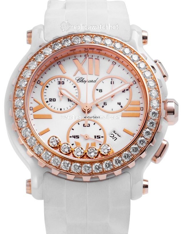 Chopard Happy Sport Mens watch Unisex Quartz Rose gold 288515-9002