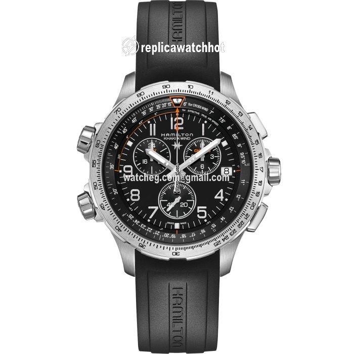Hamilton Khaki X-Wind Mens watch Unisex Quartz Steel H77912335