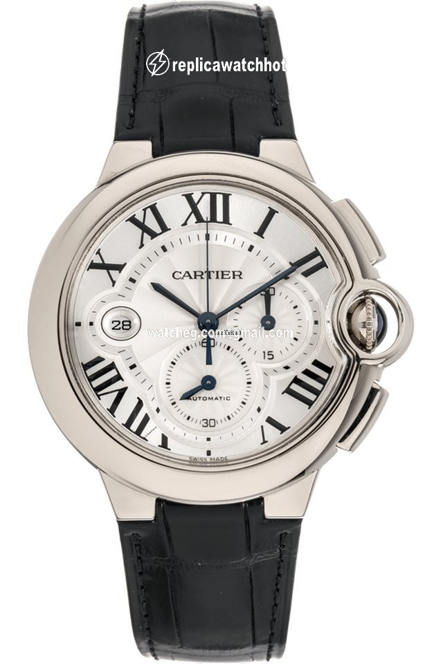 Cartier Ballon Bleu 42mm Mens watch Unisex Automatic White gold W6920005