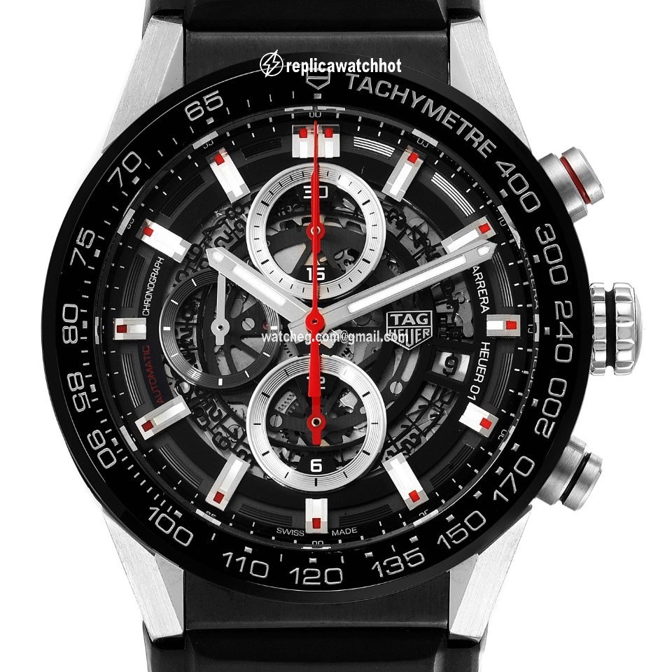 TAG Heuer Carrera Calibre HEUER 01 Mens watch Unisex Automatic Steel CAR201V.BA0714