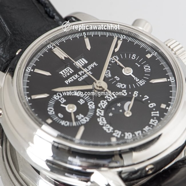 Patek Philippe Perpetual Calendar Chronograph Mens watch Unisex Manual winding Platinum 3970EP-027