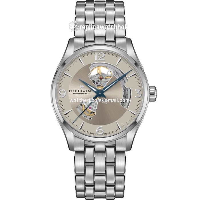 Hamilton Jazzmaster Open Heart Mens watch Unisex Automatic Steel H32705121