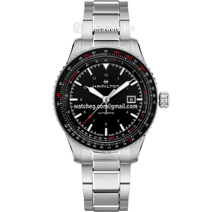 Hamilton Khaki Aviation Mens watch Unisex Automatic Steel H76615130