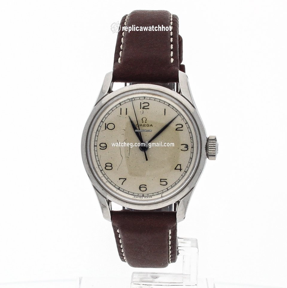 Omega Mens watch Unisex Manual winding Steel 2384-1