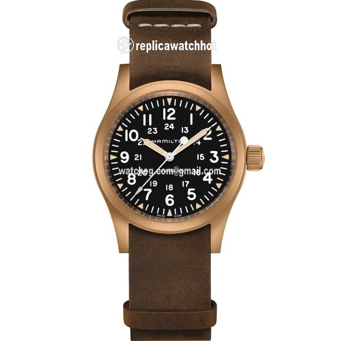 Hamilton Khaki Field Mens watch Unisex Manual winding Bronze H69459530