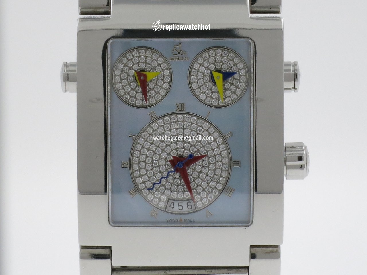 Jacob & Co. Mens watch Unisex Quartz Steel JCO-57SS