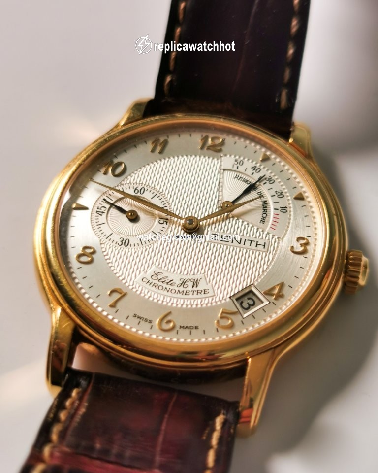 Zenith Elite Power Reserve Mens watch Unisex Automatic Yellow gold 30.0240.655  01