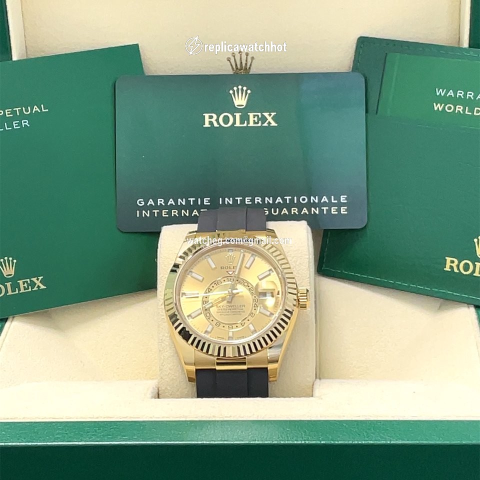 Rolex Sky-Dweller Mens watch Unisex Yellow gold Automatic 326238-0007