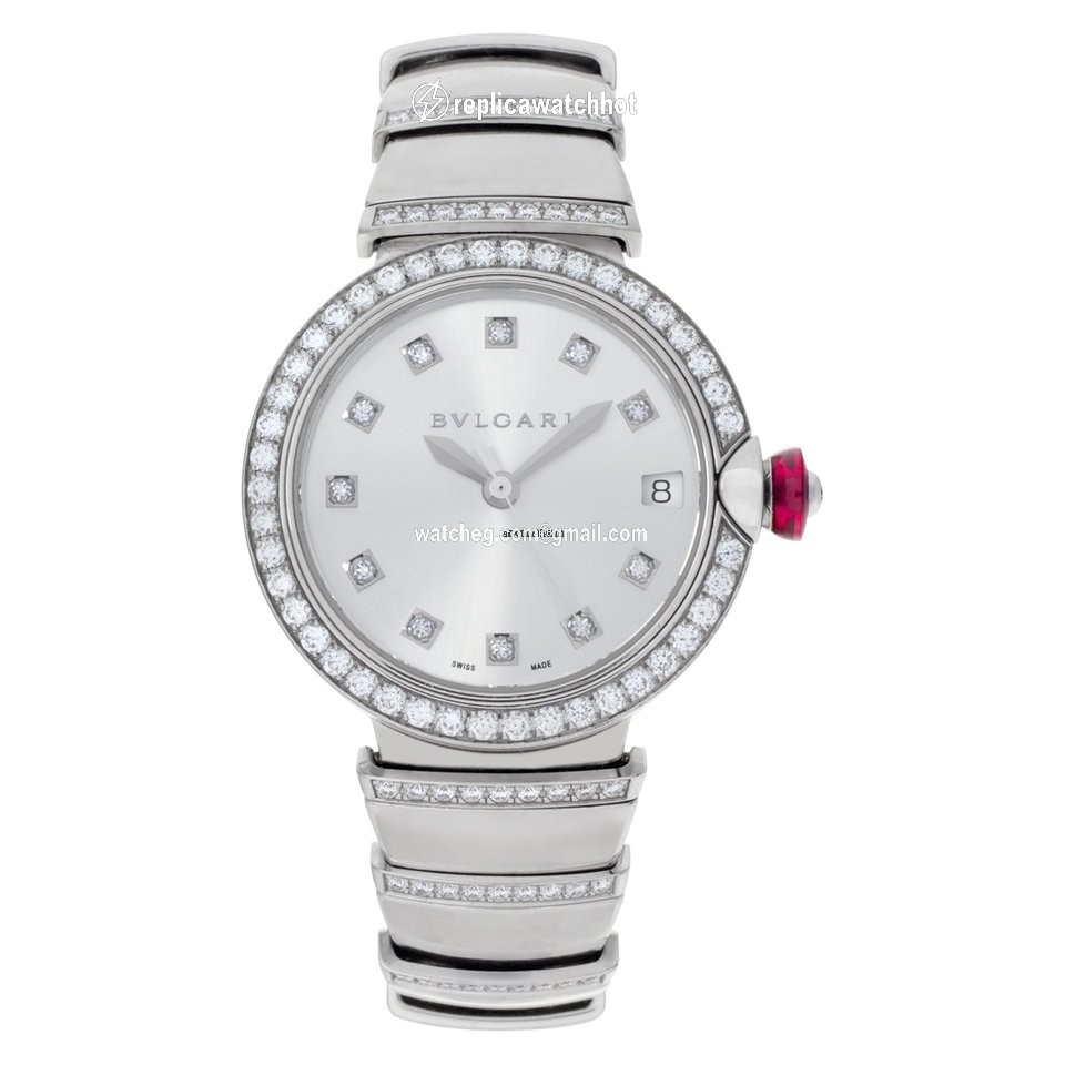 Bulgari Lucea Womens watch Automatic White gold LU W 33 G