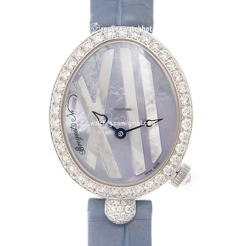 Breguet Reine de Naples Womens watch Automatic White gold 9818BB 5V 922 DD0D